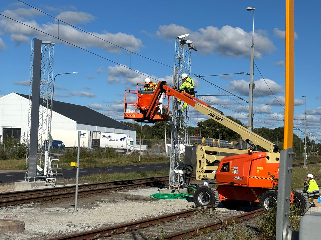 New train gate in place at Port of Karlshamn